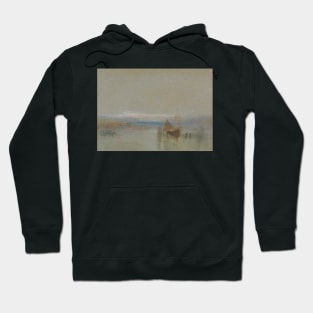 Fishing Boats Becalmed off le Havre by J.M.W. Turner Hoodie